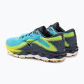 Buty do biegania męskie Mizuno Wave Sky 7 jet blue/white/bolt2neon 5