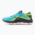 Buty do biegania męskie Mizuno Wave Sky 7 jet blue/white/bolt2neon 4