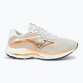 Buty do biegania damskie Mizuno Wave Rider 27 snow white/ nightshadow blue/ coral reef 2