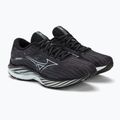 Buty do biegania damskie Mizuno Wave Rider 27 Width ebony/snowcrest/black 5