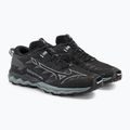 Buty do biegania męskie Mizuno Wave Daichi 7 GTX black/ombre blue/stormy weather 5