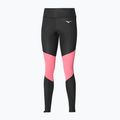Legginsy damskie Mizuno Core Long black/sangria sunset