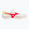 Buty piłkarskie męskie Mizuno Morelia II Elite MD white/flery coral2/bolt2 7