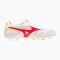 Buty piłkarskie męskie Mizuno Morelia II Elite MD white/flery coral2/bolt2 8