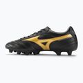 Buty piłkarskie męskie Mizuno Morelia II Club MD black/gold/dark shadow 3