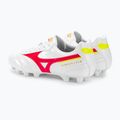 Buty piłkarskie męskie Mizuno Morelia II Club MD white/flery coral2/bolt2 4