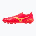 Buty piłkarskie męskie Mizuno Morelia Neo IV Beta Elite MD flery coral2/bolt2/flery coral2 3