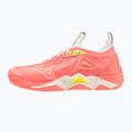 Buty do siatkówki damskie Mizuno Wave Momentum 3 candy coral/black/bolt 2 neon 8