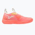 Buty do siatkówki damskie Mizuno Wave Momentum 3 candy coral/black/bolt 2 neon 9