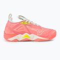 Buty do siatkówki damskie Mizuno Wave Momentum 3 candy coral/black/bolt 2 neon 2