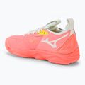 Buty do siatkówki damskie Mizuno Wave Momentum 3 candy coral/black/bolt 2 neon 3