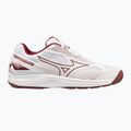 Buty do siatkówki damskie Mizuno Cyclone Speed 4 white/cabermet/mp gold 8