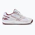 Buty do siatkówki damskie Mizuno Cyclone Speed 4 white/cabermet/mp gold 2