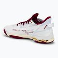 Buty do piłki ręcznej damskie Mizuno Wave Mirage 5 white/cabernet/mp gold 3