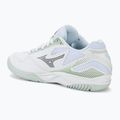 Buty do piłki ręcznej dziecięce Mizuno Stealth Star 2 Jr white/gridge/patinagreen 3