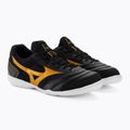 Buty piłkarskie męskie Mizuno Morelia Sala Club IN black/mp gold 4