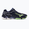 Buty do siatkówki Mizuno Wave Voltage evening blue/tech green/lolite 2