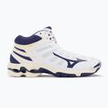 Buty do siatkówki Mizuno Wave Voltage Mid white/blue ribbon/mp gold 2