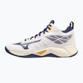 Buty do siatkówki Mizuno Wave Dimension Mid white/blue ribbon/mp gold 8