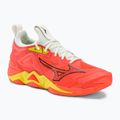 Buty do siatkówki Mizuno Wave Momentum 3 neon flame/black/bolt2 neon