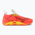 Buty do siatkówki Mizuno Wave Momentum 3 neon flame/black/bolt2 neon 2