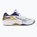 Buty do siatkówki Mizuno Thunder Blade Z white/blue ribbon/mp gold 2