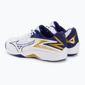 Buty do siatkówki Mizuno Thunder Blade Z white/blue ribbon/mp gold 4