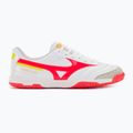 Buty piłkarskie męskie Mizuno Morelia Sala Classic IN white/flery coral2/bolt2 2