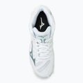 Buty do siatkówki damskie Mizuno Wave Voltage Mid white/glacial ridge/patina green 5