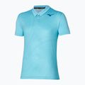 Koszulka polo tenisowa męska Mizuno Charge Shadow Polo blue glow 3