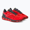 Buty do tenisa męskie Mizuno Wave Enforce Tour AC radiant red/white/ebony 5