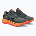 Buty do biegania damskie Mizuno Wave Sky 7 turbulence/white/carrot curl 5