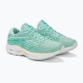 Buty do biegania damskie Mizuno Wave Rider 27 eggshell blue/white/anise flower 5