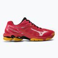 Buty do siatkówki Mizuno Wave Voltage radiant red/white/carrot curl 2