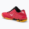 Buty do siatkówki Mizuno Wave Voltage radiant red/white/carrot curl 3