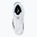 Buty do siatkówki Mizuno Wave Voltage Mid white/sailor blue/silver 5