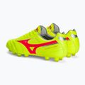 Buty piłkarskie Mizuno Morelia II Pro MD safety yellow/fiery coral 2/galaxy silver 3
