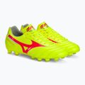 Buty piłkarskie Mizuno Morelia II Pro MD safety yellow/fiery coral 2/galaxy silver 4