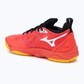 Buty do siatkówki męskie Mizuno Wave Momentum 3 radiant red/white/carrot curl 3