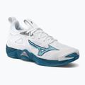 Buty do siatkówki Mizuno Wave Momentum 3 white/sailor blue/silver