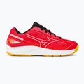 Buty do siatkówki Mizuno Cyclone Speed 4 radiant red/white/carrot curl 2