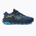 Buty do biegania męskie Mizuno Wave Mujin 10 dress blues/sharp green/swim cap 2