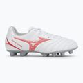 Buty piłkarskie dziecięce Mizuno Monarcida Neo III Select Jr MD white/radiant red 2