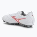 Buty piłkarskie dziecięce Mizuno Monarcida Neo III Select Jr MD white/radiant red 3