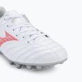 Buty piłkarskie dziecięce Mizuno Monarcida Neo III Select AG white/radiant red 7
