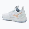 Buty do siatkówki damskie Mizuno Wave Momentum 3 white/ navy peony/ peach parfait 3