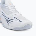 Buty do piłki ręcznej damskie Mizuno Wave Mirage 5 white/navy peony/peach parfait 7