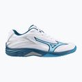 Buty do siatkówki dziecięce Mizuno Lightning Star Z7 white/sailor blue/silver 8