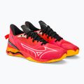 Buty do piłki ręcznej Mizuno Wave Mirage 5 radiant red/white/carrot curl 4