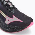 Buty do biegania męskie Mizuno Wave Rebellion Pro 2 black/silver/pink tetra 7